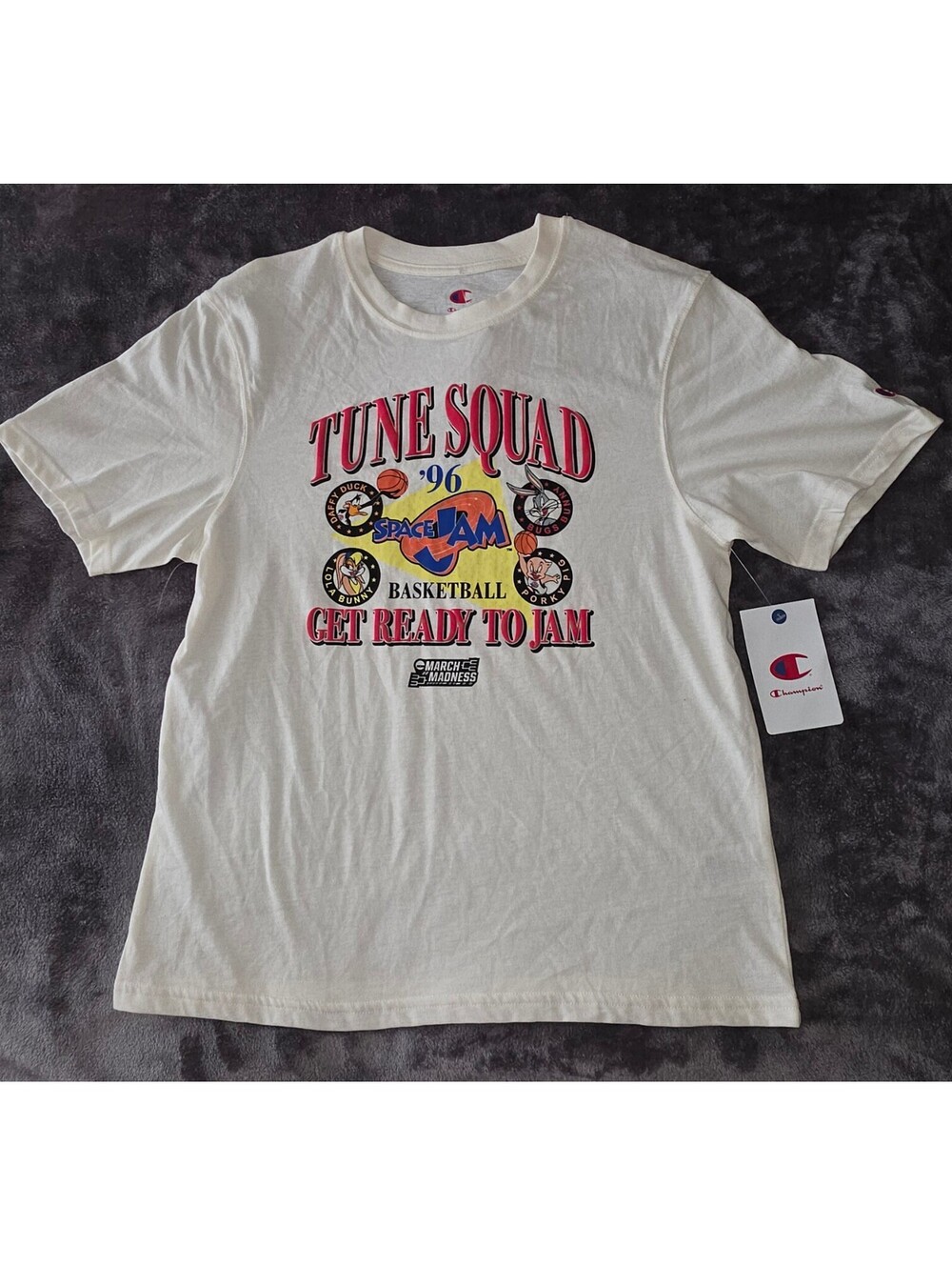 Champion Tune Squad basketball graphic T shirt XL